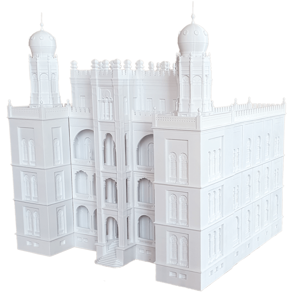 Maquete Castelo Mourisco impressa em 3D