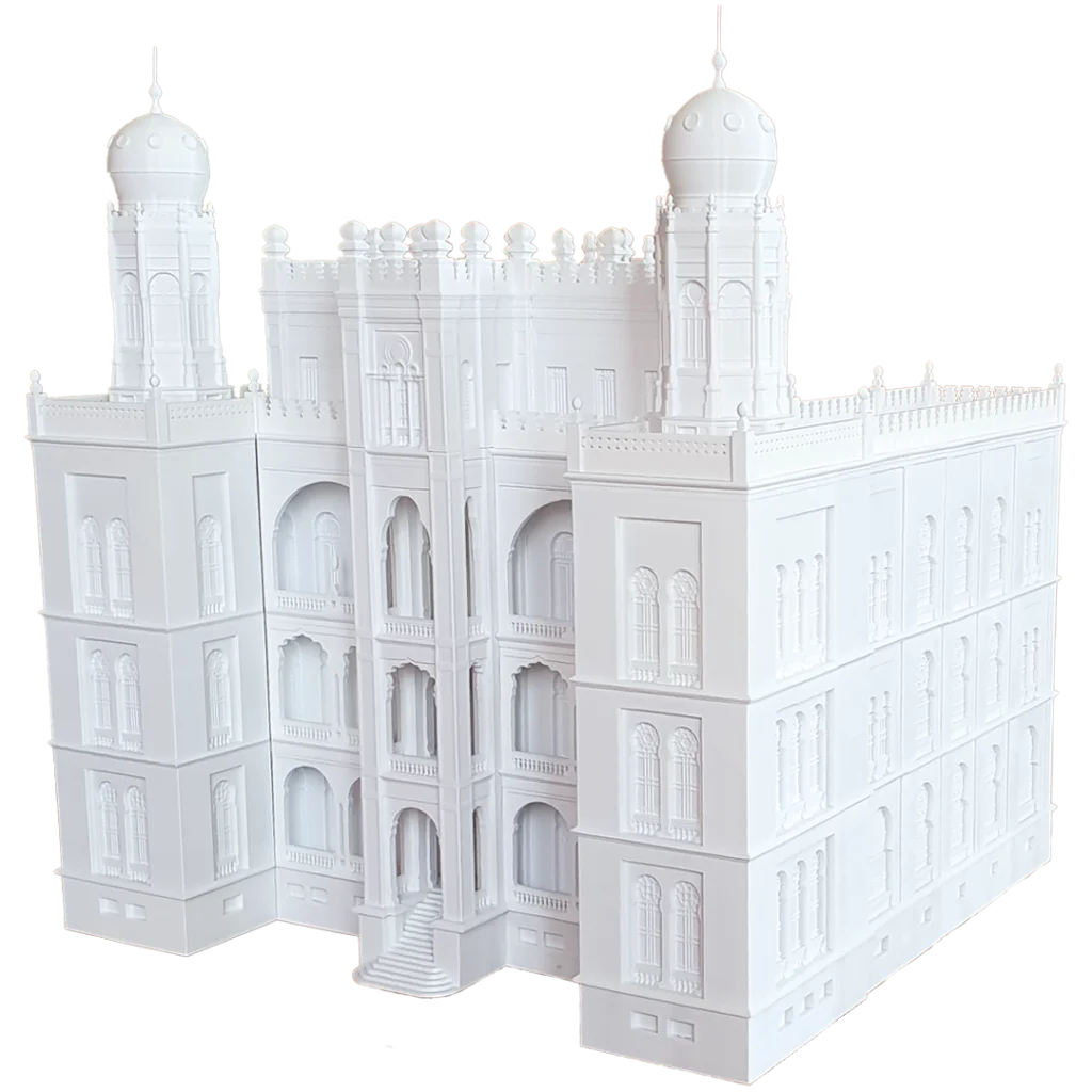 Maquete Castelo Mourisco impressa em 3D