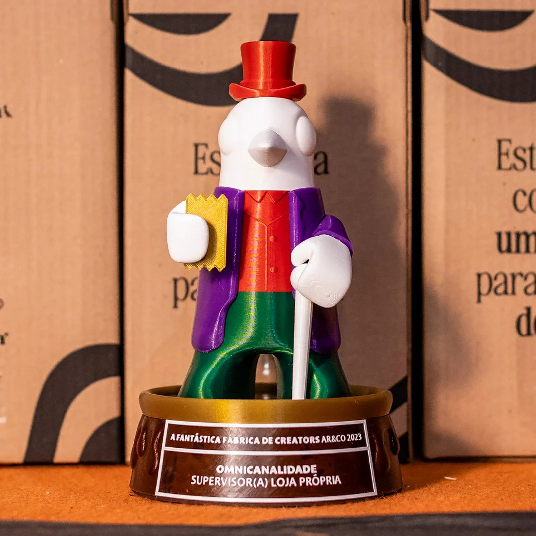 Troféu personalizado Reserva AR&CO pica pau