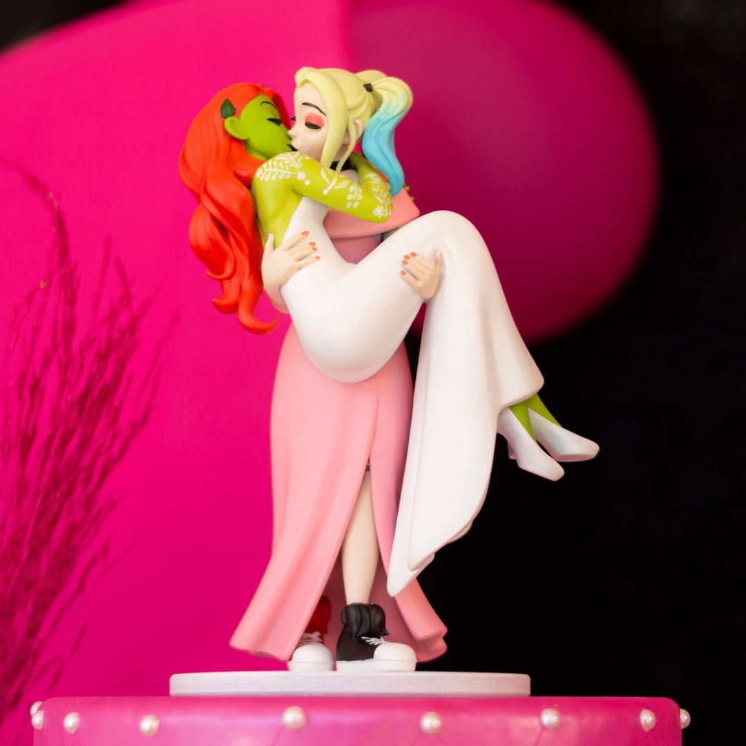 Topo de bolo de casamento customizado impresso em 3D em resina com acabamento artístico