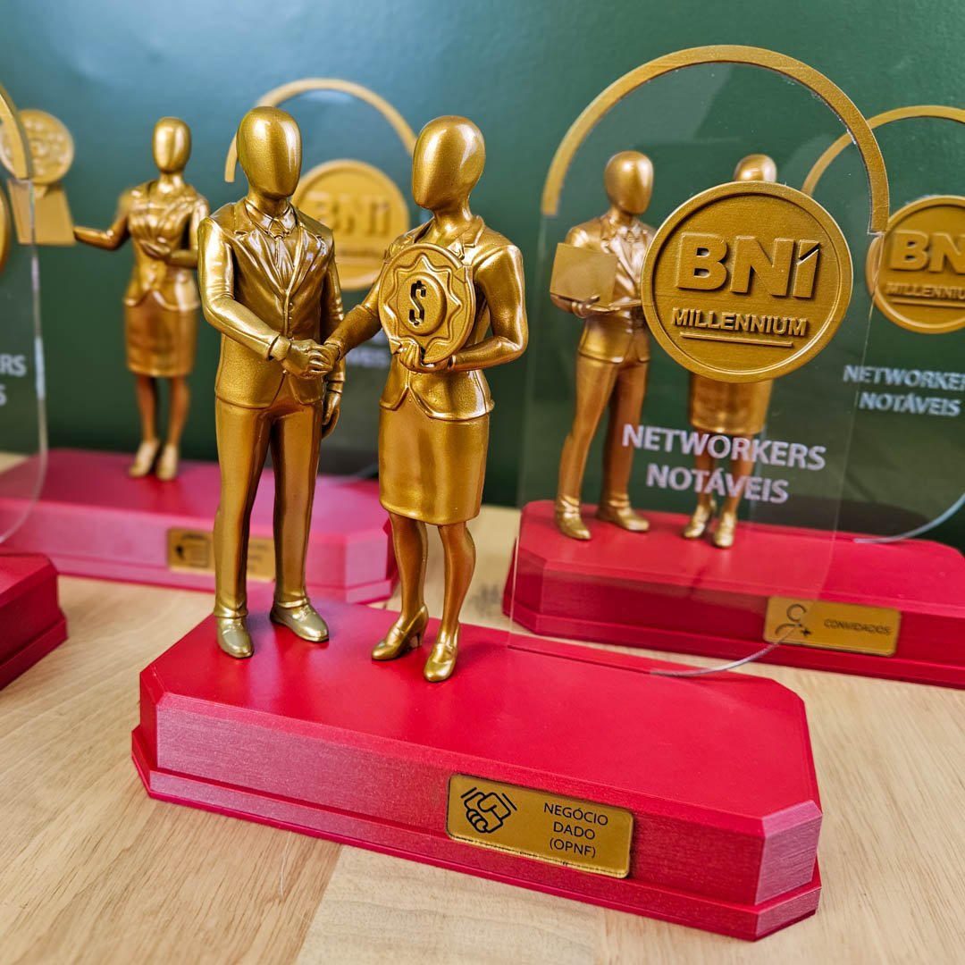 trofeu BNI ganhadores semana