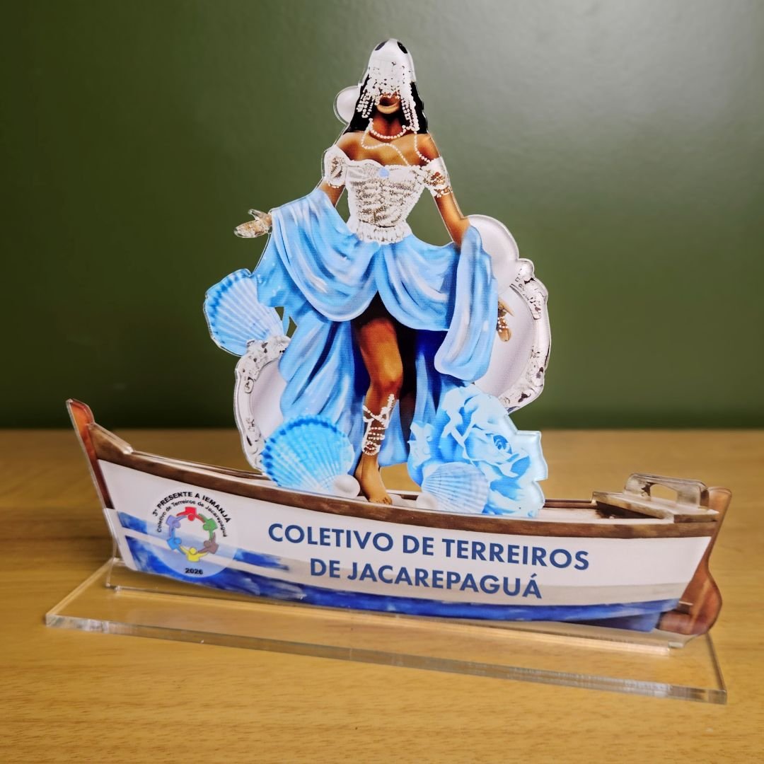 Troféu Iemanja em acrílico