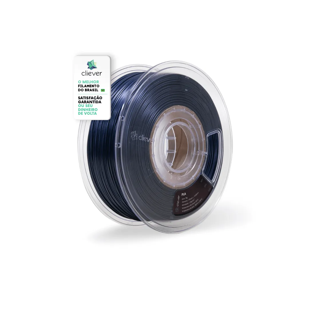 Filamento Cliever 1Kg PLA - Azul Escuro Perolado