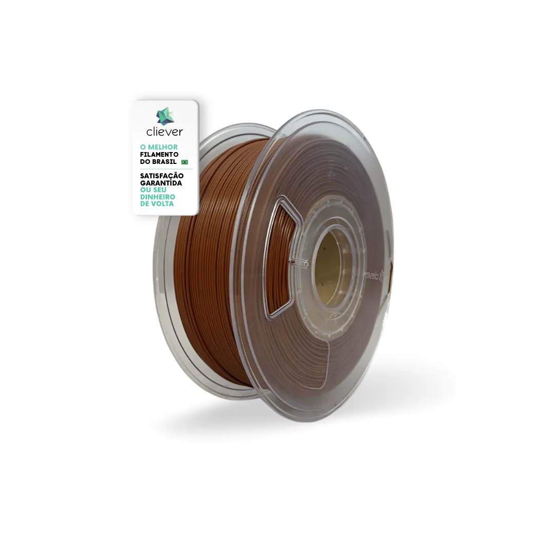 Filamento Cliever 1Kg PLA – Marrom
