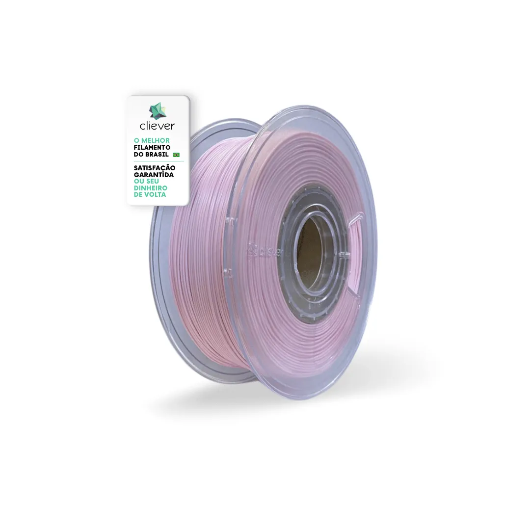 Filamento Cliever 1Kg PLA – Rosa Claro