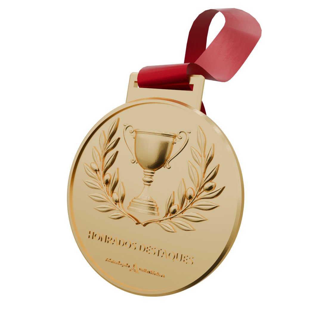 Medalha em Resina