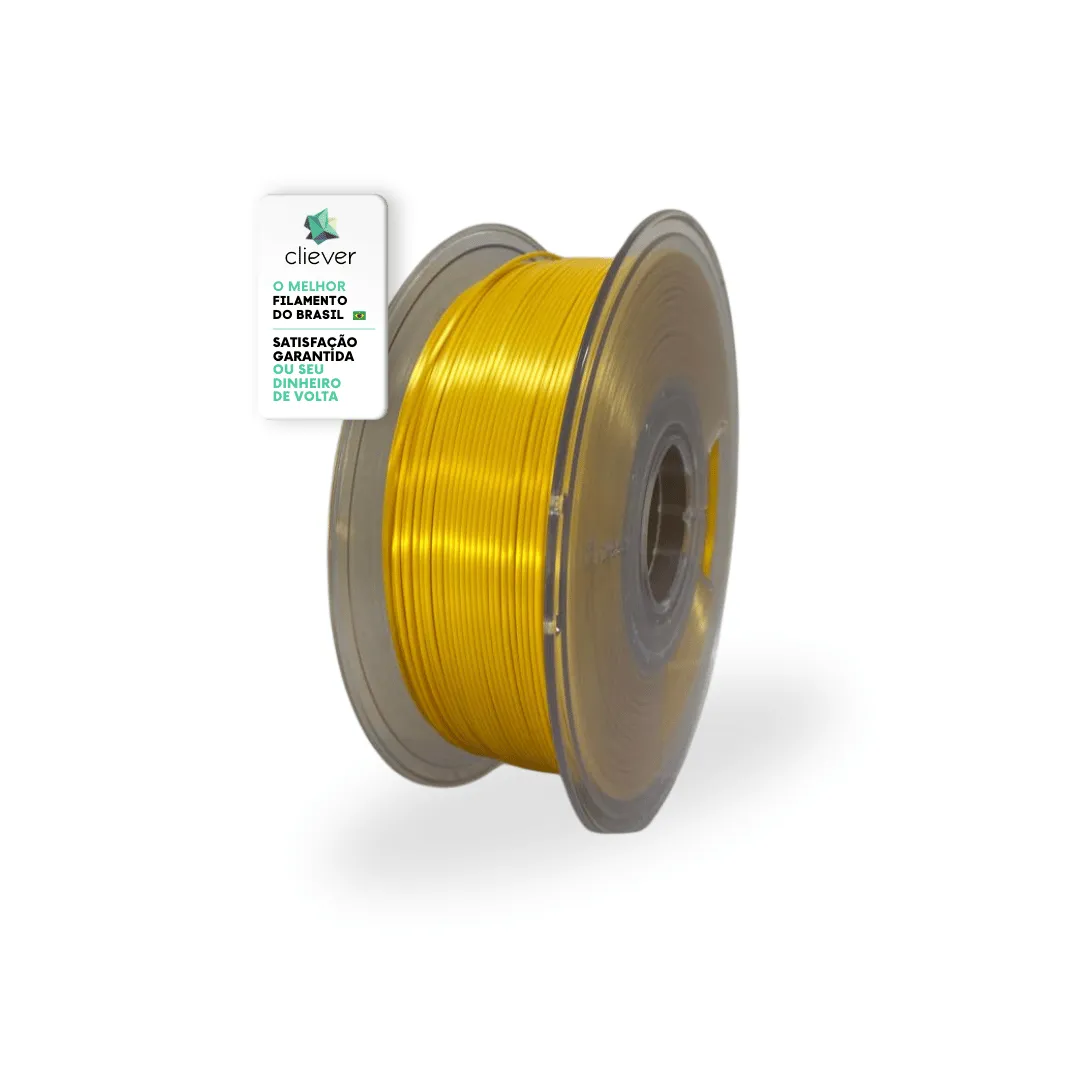 Filamento Cliever 1Kg PLA Silk - Gold