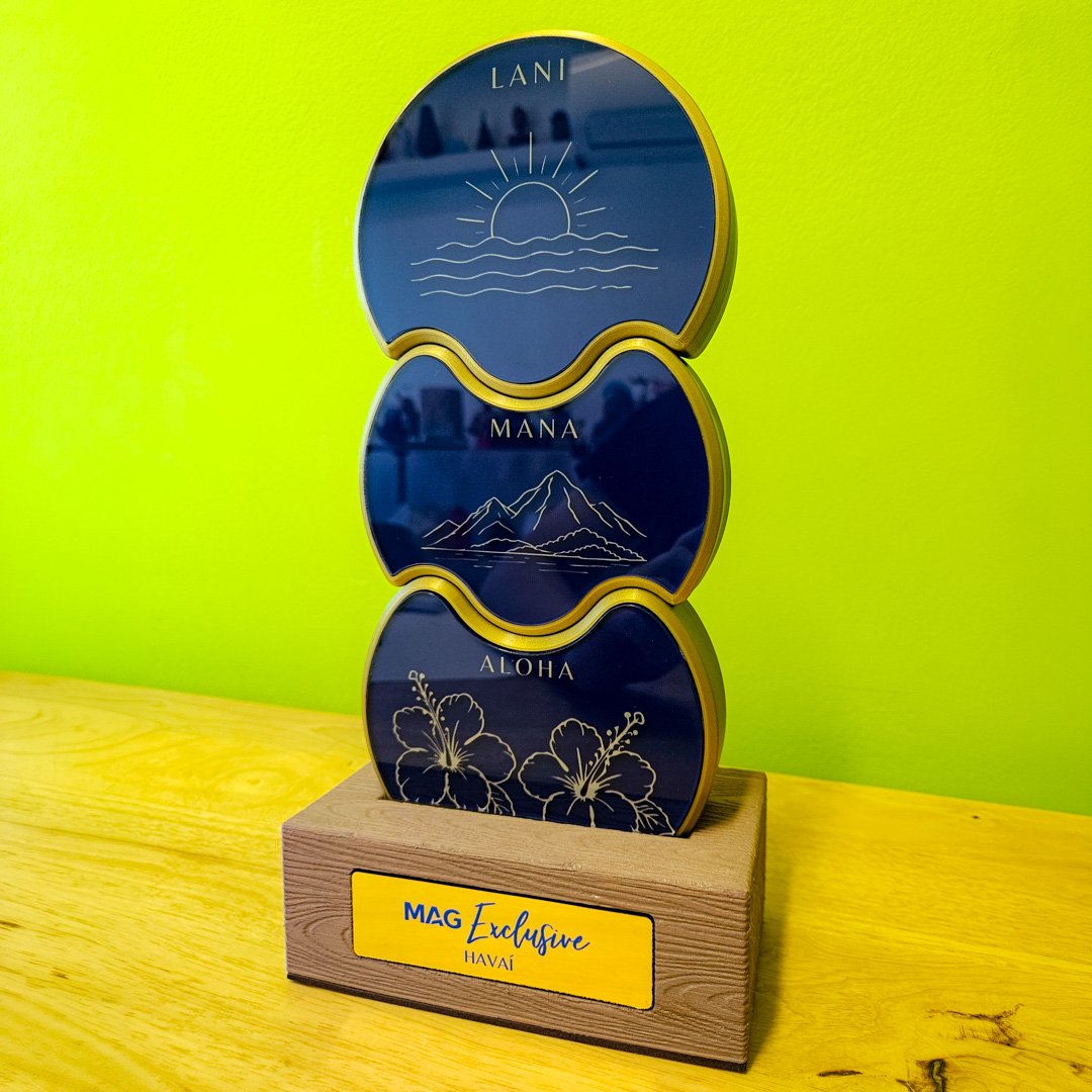 Troféu MAG montado